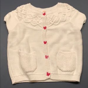 Girls Gymboree short sleeve sweater.